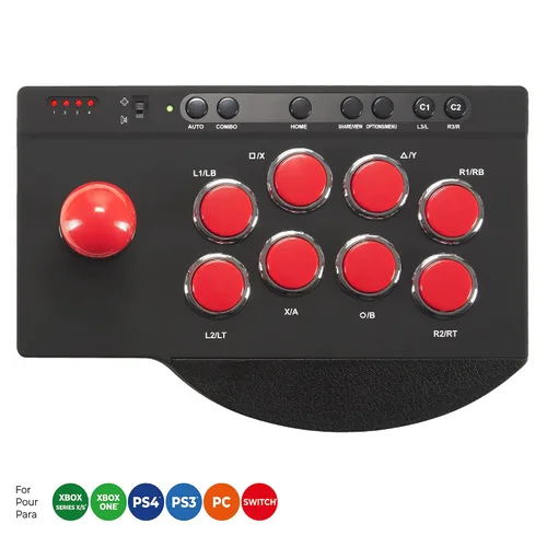 Vista 5 de SUBSONIC - Arcade stick compatible with PS4, Xbox Serie X/S, Xbox One, PC, PS3