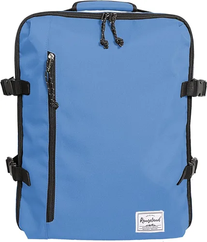 Vista 14 de Mochila de viaje ligera para senderismo, mochila para laptop, 17L de mano para artículos personales, bolsa de fin de semana, unisex, todo negro