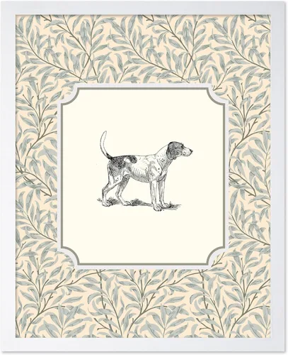 Vista 53 de Poster Master Póster Vintage de Cocker Spaniel Inglés - Impronta Retro de Perro - Arte Floral - Arte de Cachorros - Arte para Amantes de Animales