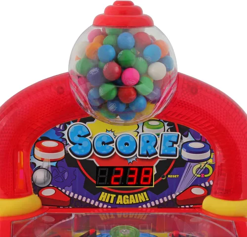 Vista 5 de Dubble Bubble DB100P Pinball Gumball Machine - Luces - Sonidos (Rojo)