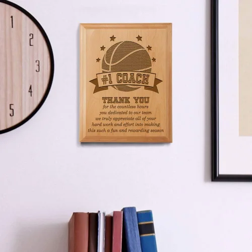 Vista 3 de KATE POSH - Placa y premio #1 para entrenador de baloncesto