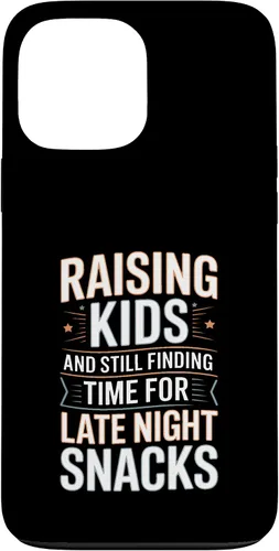 Vista 24 de Raising Kids and Still Finding Time for Late Night Snacks Case for iPhone 17