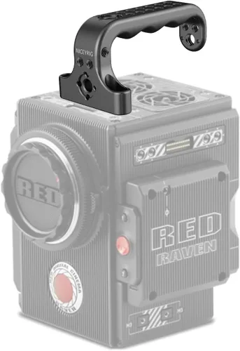 Vista 6 de NICEYRIG Empuñadura para cámara con soporte de rosca de 1/4 aplicable para RED DSMC2 / Sony FX3 / FX30 / FX2, mango superior universal para cámara
