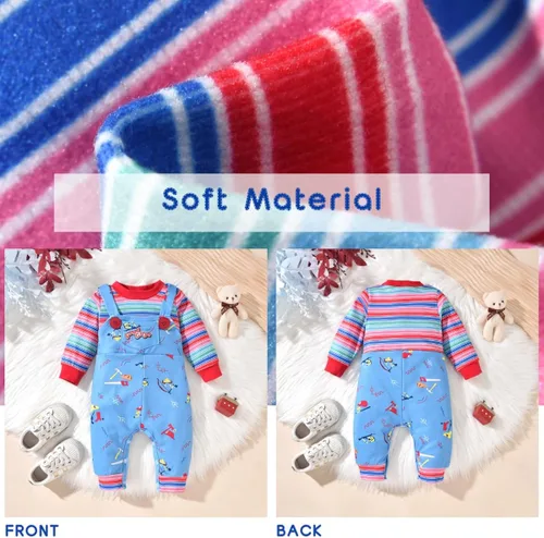 Vista 5 de Aalizzwell Mameluco de Halloween para bebés niños y niñas