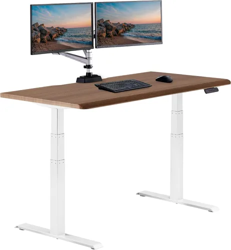 Vista 14 de Vari ComfortEdge - Escritorio de pie ajustable de 40 x 26 pulgadas, pequeño escritorio eléctrico de pie VariDesk para apartamento, dormitorio u