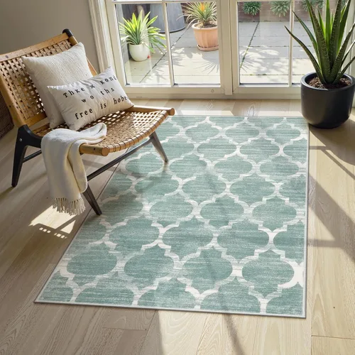 Vista 29 de Lahome Alfombras marroquíes lavables de 2 x 3 pies, alfombra de área pequeña de 2 x 3, antideslizante, alfombra de cocina, suave, no desprende