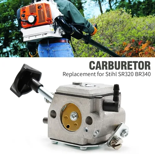 Vista 2 de 42031200603 - Kit de carburador de repuesto para soplador de mochila Stihl SR320 SR340 SR380 SR400 SR420 BR320 BR340 BR380 BR400 BR420, reemplaza