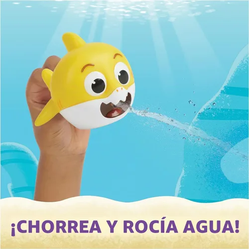 Vista 3 de WowWee Baby Shark - Juguete de baño para chorro de 4 unidades, Big Show!