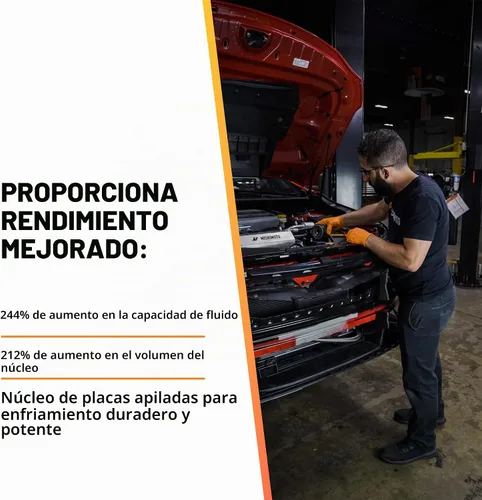 Vista 4 de Mishimoto MMTC-RAM-03SL Trans Cooler, Ram 2500-5500 Cummins 2003-09, plateado