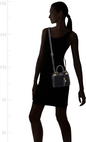 Vista 6 de GUESS US Katey - Mini bolsa tejida, Blanco