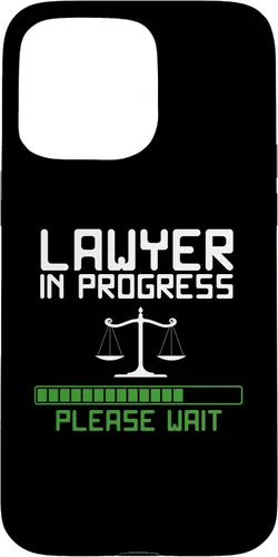 Vista 31 de Lawyer in Progress Scales of Justice Law School Student Case for iPhone 16