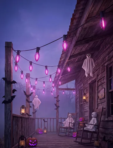 Vista 6 de 25 Pack C7 E12 Purple LED Replacement Bulbs for Outdoor String Lights Bombilla esmerilada