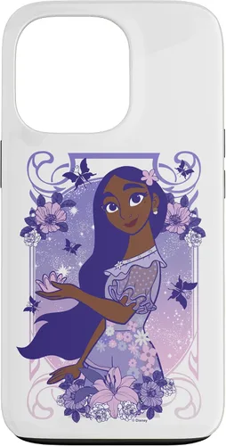 Vista 10 de Funda para iPhone 16 Disney Encanto Isabella Dreamy Floral Retrato