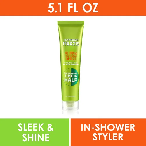Vista 3 de Garnier Cuidado del cabello Fructis Sleek Shot para la ducha Styler, 5.1 onzas líquidas