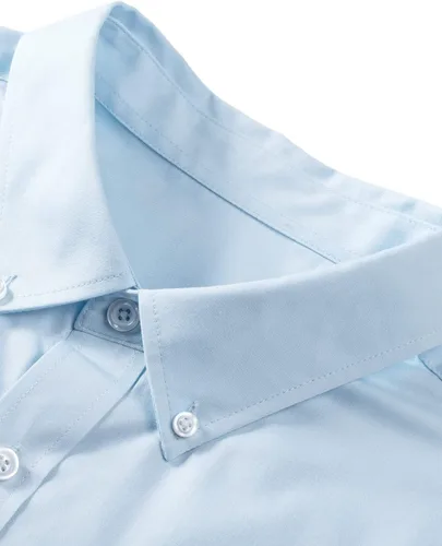 Vista 3 de JMIERR Mens Casual Button Down Dress Shirts Pinpoint Stripe Long Sleeve Fall Shirt