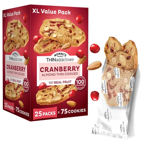 Vista 10 de Nonni's, Galletas finas de arándano, 4.4 onzas