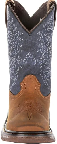 Vista 3 de Rocky Botas Ride FLX Western para niños, Marrón, talla única