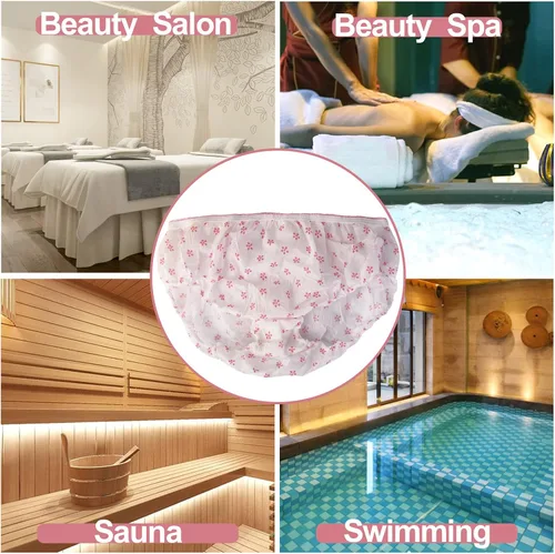 Vista 4 de Aimisin Bragas desechables no tejidas para mujer, para viajes, hotel, spa y hospitales