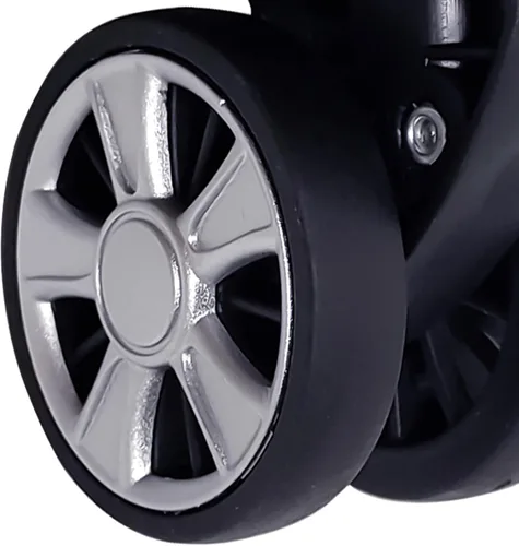 Vista 6 de Replacement Luggage Wheels Repair Suitcase Bag Parts Spinner Wheels Casters Black A Pair 2 pcs