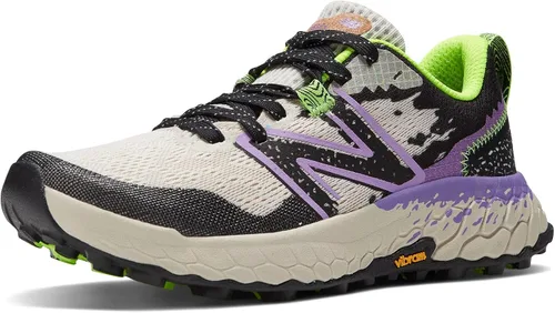 Vista 3 de New Balance Fresh Foam X Hierro v7 para mujer, Rayo de lunamorado eléctrico