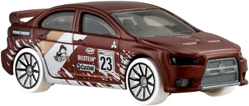 Vista 3 de Vehículo coleccionable fundido a presión de Hot-Wheels 2023 Holiday/Winter Collection - 2008 Lancer Evolution ~ 1/5