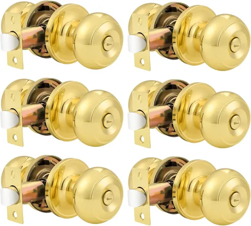 Vista 38 de Probrico 609-ORB-BK - Perilla para puerta de baño, interior, sin llave, color bronce aceitado. Bronce frotado con aceite