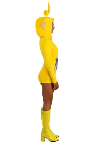 Vista 4 de Disfraz de Mono Teletubbies Laa-Laa para Mujer Multicolor