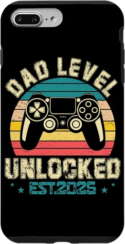 Vista 12 de iPhone XR Dad Level Unlocked EST.2025 Retro Style Case