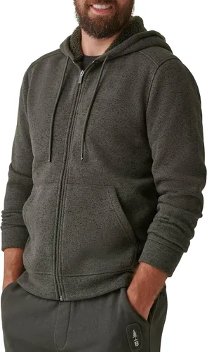 Vista 5 de BASS OUTDOOR mens Sherpa Lined Hood Zip-up Jacket