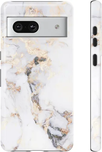 Vista 15 de Funda compatible con Google Pixel 7a, 2 en 1, delgada, resistente, híbrida, policarbonato duro, silicona suave, parachoques resistente