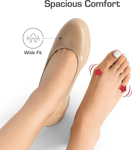 Vista 2 de DREAM PAIRS Zapatos de tacón bajo con punta cerrada y gruesos para mujer, zapatos de trabajo cómodos con punta redonda, zapatos de boda Nereida