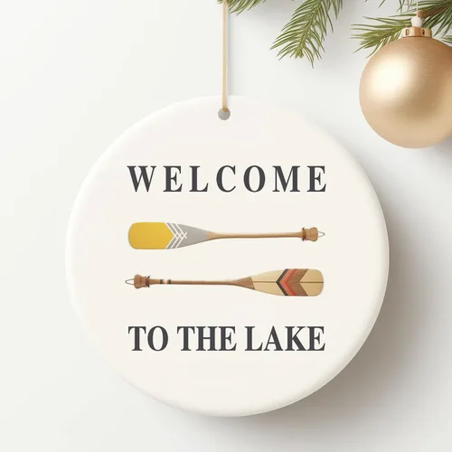 Vista 10 de Adornos de Árbol de Navidad de Cerámica Namaste - Decoración para Habitación de Yoga y Meditación, Adornos Colgantes para Regalos de Navidad