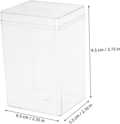 Vista 6 de ULTECHNOVO Conjuntos de elegantes cajas de dulces de plástico para bodas fiestas de cumpleaños DIY galletas cajas de embalaje de galletas