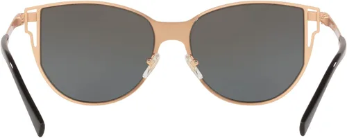 Vista 4 de Versace Gafas de sol para mujer marco dorado rosa lentes degradados de espejo gris 2205in