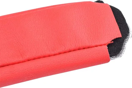 Vista 4 de Cojín de diadema de repuesto compatible con auriculares Beats Pro/Detox - Almohadilla de espuma suave para la diadema (rojo)