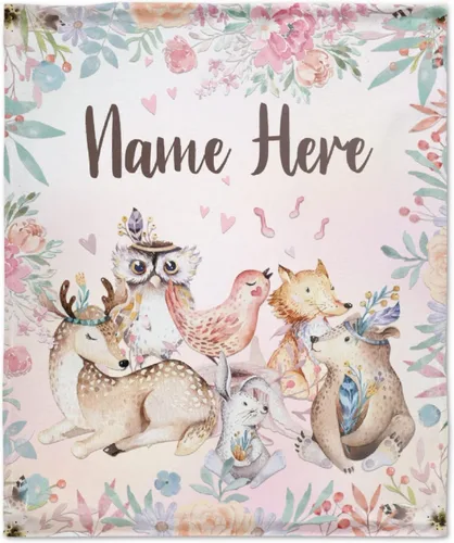 Vista 54 de Manta personalizada con nombre, suave, acogedora y ligera, con nombre para sofá o cama, regalo personalizado, unisex, tamaño XS, 40 x 30 pulgadas