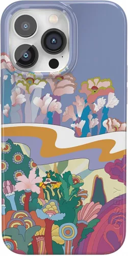 Vista 141 de Casely Funda para iPhone 14 Pro Max All Boo'd Up Fantasma púrpura Compatible con MagSafe Diseño clásico ultrafino