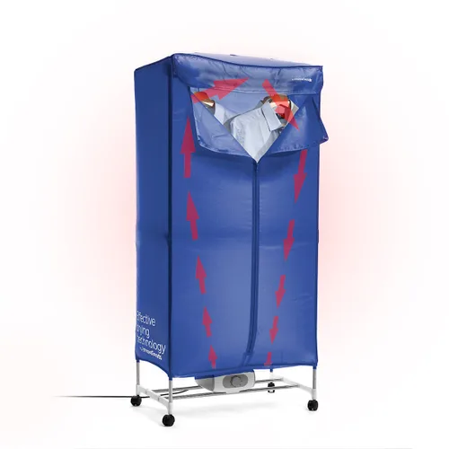 Vista 9 de Secadora Eléctrica Portátil de 2 Alturas Dupledry Blue InnovaGoods 1200 W
