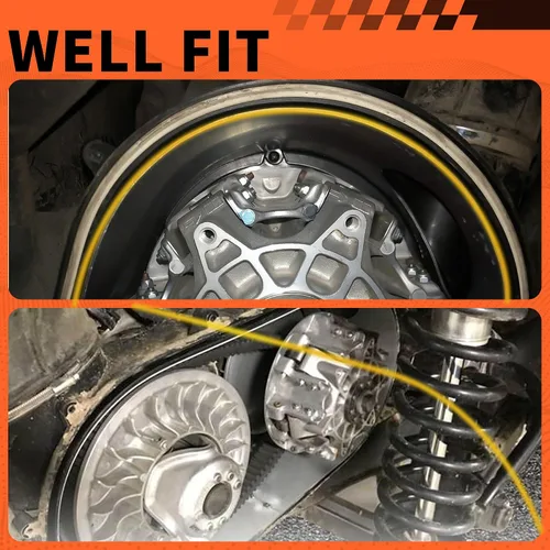 Vista 6 de ECOTRIC Protector de cinturón X3 compatible con Can-Am Maverick X3 2017-2023, protector de cinturón de protección interior, cubierta de embrague