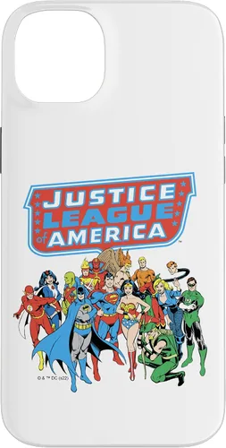 Vista 15 de Funda para iPhone 16 DC Comics Justice League Of America Group Shot