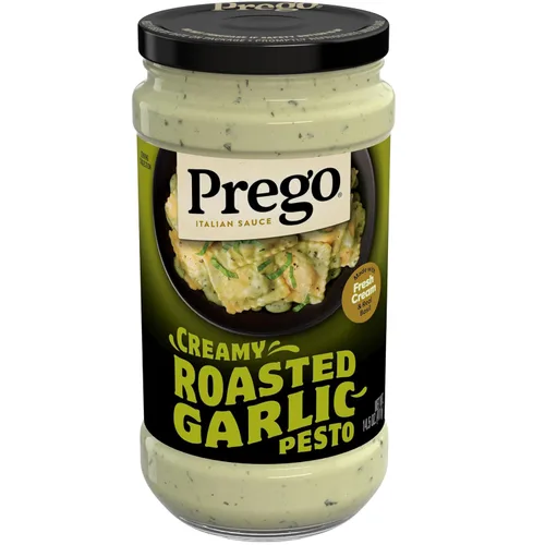 Vista 12 de Salsa de pesto de albahaca Prego, frasco de 8 oz
