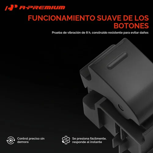 Vista 5 de A-Premium - Interruptor de elevalunas eléctrico delantero derecho o trasero