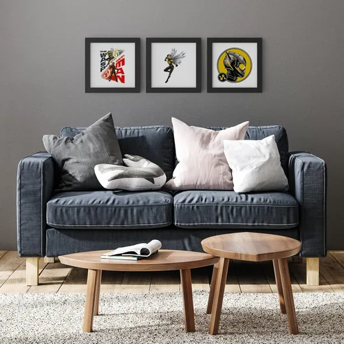 Vista 7 de Trends International Gallery Pops Marvel Ant-Man and the Wasp: Quantumania - Arte de pared de partículas de Cassie Lang Pym, versión enmarcada