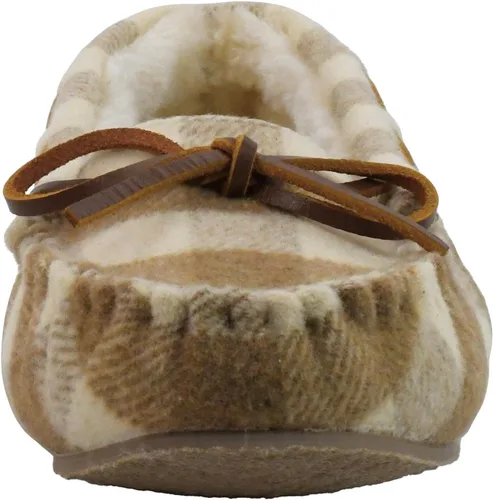 Vista 5 de Minnetonka - Pantuflas Cally de pelo sintético para mujer