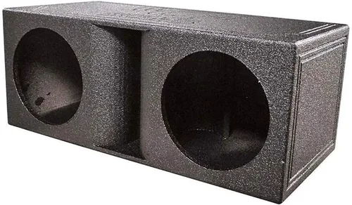Vista 13 de QPower - Caja de subwoofer con doble ventilación de 12 pulgadas, sistema de subwoofer con puerto, color negro, accesorios para sistemas de audio