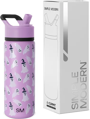 Vista 27 de Simple Modern Halloween Signature Voyager Vaso térmico de café de viaje de 16 onzas con tapa de 360° Regalos para mujeres y hombres Taza