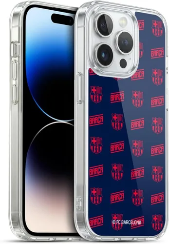 Vista 129 de Head Case Designs Funda de gel suave con licencia oficial del FC Barcelona Barca Crest Graphics [protección de grado militar] compatible con Apple
