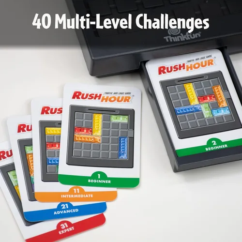 Vista 8 de Juego de mesa Rush Hour (idioma español no garnatizado), de ThinkFun.