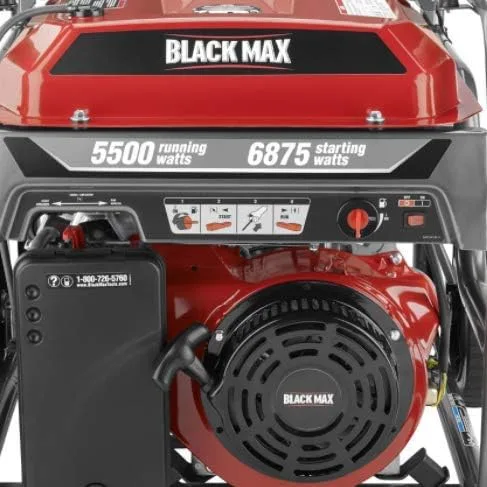 Vista 2 de Conjunto de arranque de retroceso. para generador de gas BM905500 Black Max 5500 6875 Watts