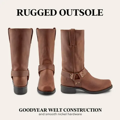 Vista 6 de Botas Frye con arnés 12R para hombre
